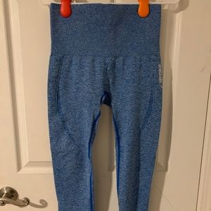 Gymshark Blue Marl Seamless Leggings